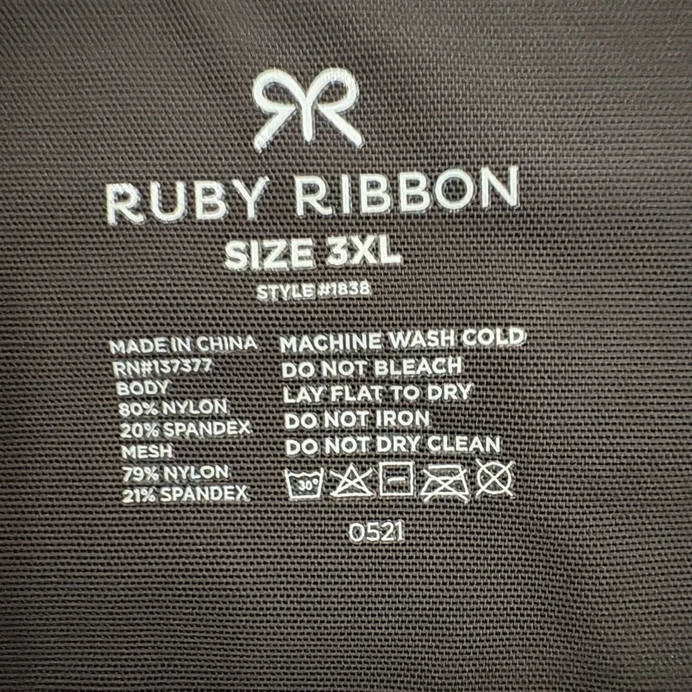 Ruby Ribbon Sculpting Brief in Black